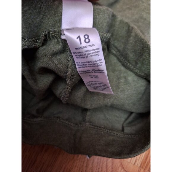 Carter’s Baby Boys Navy Green Pull On Elastic Waist Pants 18 Months - Picture 9 of 9